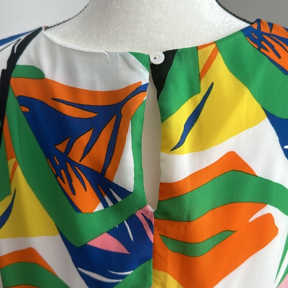 SHE + SKY | Tropical Print Dress | Size 10 - Picture 7 of 13